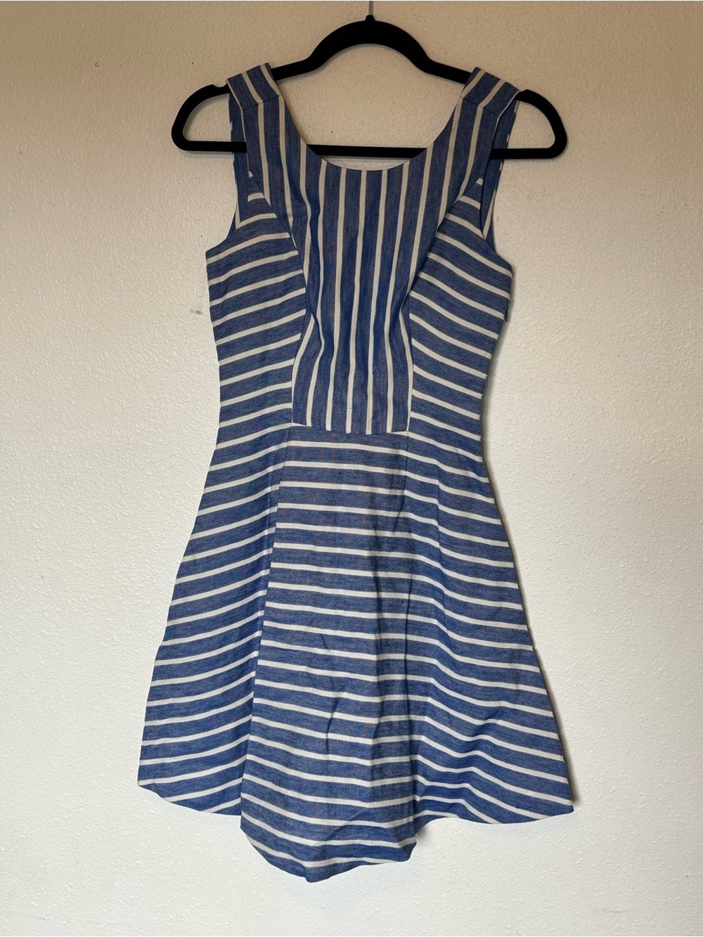 Vineyard Vines Blue and White Striped Mini Dress